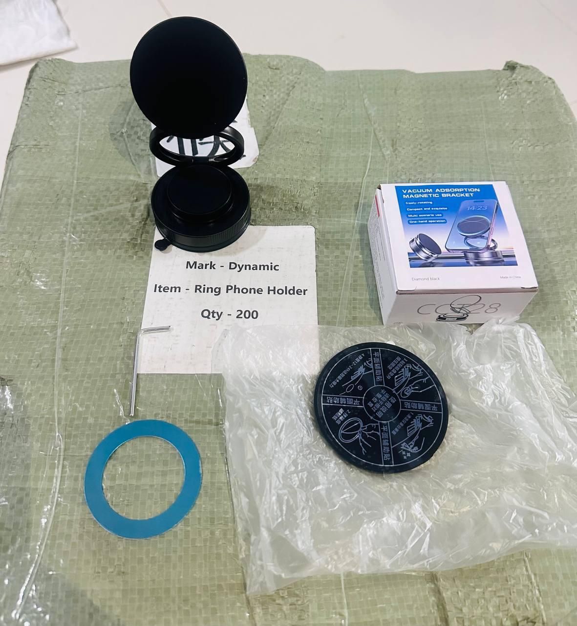 Vacuum Magnetic Phone Stand – Foldable & Portable