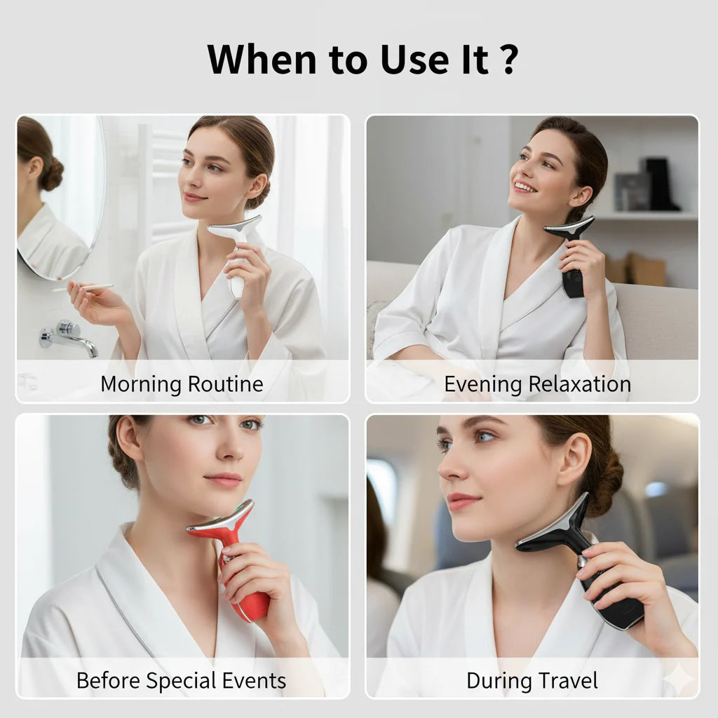 Anti-Aging Neck & Face Firming Massager – Wrinkle Removal beauty tool