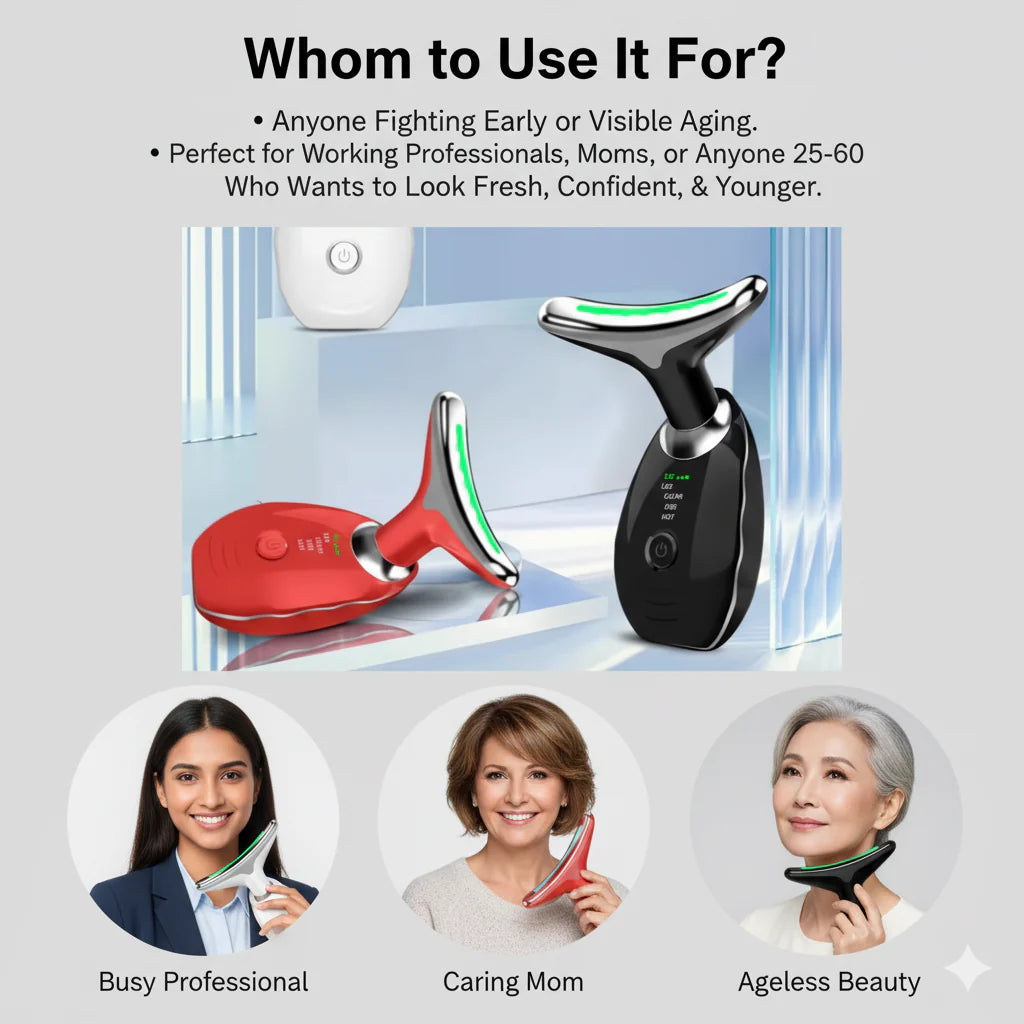 Anti-Aging Neck & Face Firming Massager – Wrinkle Removal beauty tool