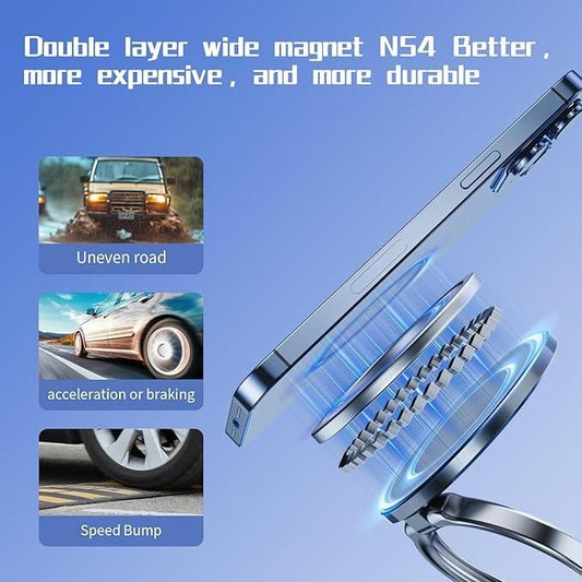 Vacuum Magnetic Phone Stand – Foldable & Portable