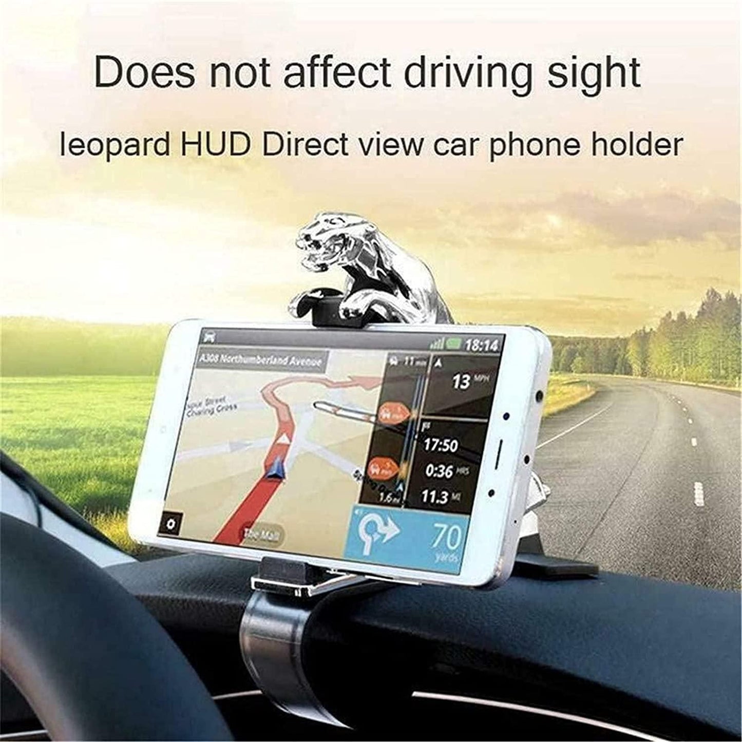 Jaguar Dashboard 360 Degree adjustable Phone Holder – Secure & Hands-Free Car Mount for Safe Driving
