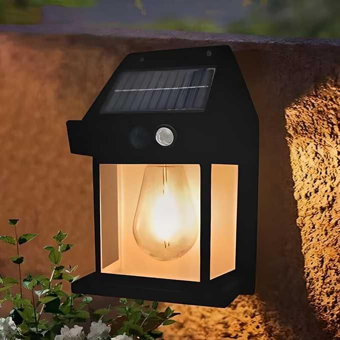 Solar Outdoor Wall Light – Waterproof, Motion Sensor, Auto Chargeable light, Energy-Saving LED Security Lamp