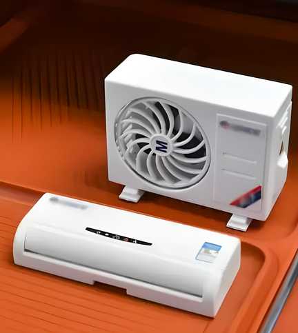 Solar-Powered Mini AC Car Air Freshener With a Built-In Perfume Diffuser and for long term freshness